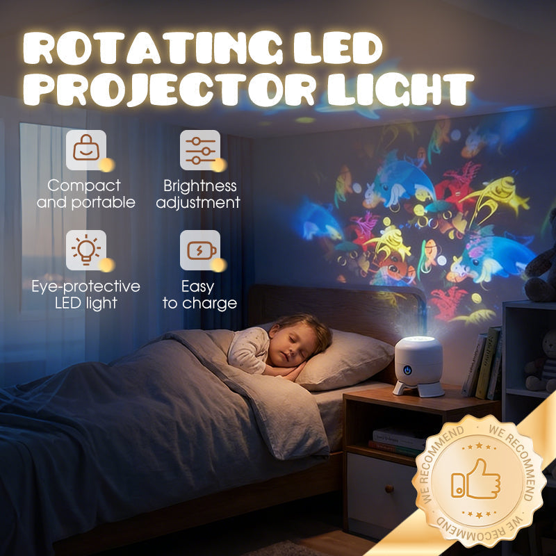 ✨Dynamic LED Projector for Kids✨“Starry Sky” Night Light for Children's Rooms