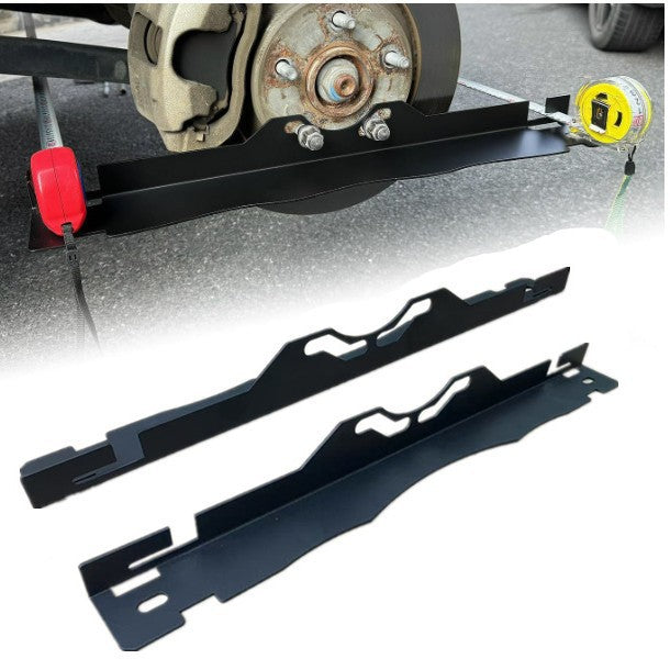 Toe Alignment Tool Plates Heavy Duty Upgrade Stainless Steel Wheel Alignment Tool Plate, with Hanging Holes for Easy Wall-Mounted Storage
