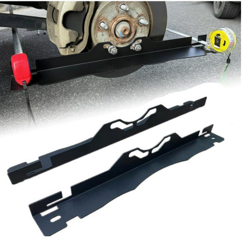 Toe Alignment Tool Plates Heavy Duty Upgrade Stainless Steel Wheel Alignment Tool Plate, with Hanging Holes for Easy Wall-Mounted Storage