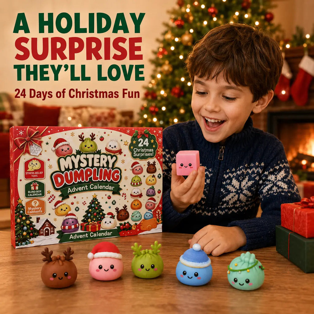 24-Day Mystery Dumpling Squishy Advent Calendar 🎄