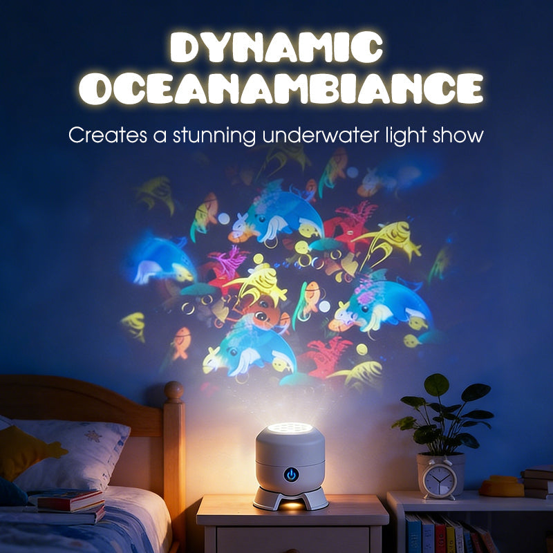 ✨Dynamic LED Projector for Kids✨“Starry Sky” Night Light for Children's Rooms