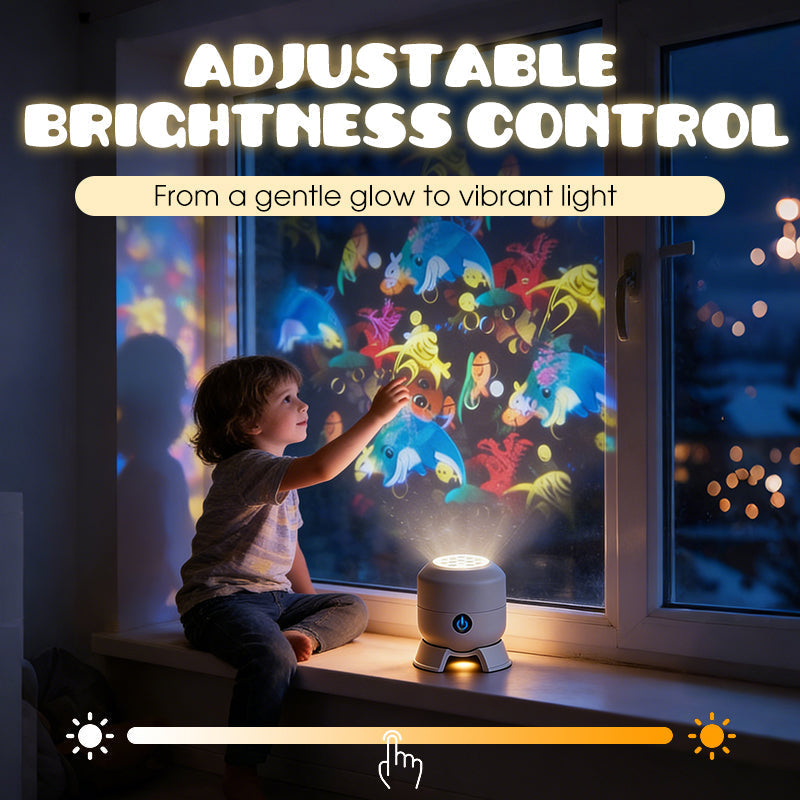 ✨Dynamic LED Projector for Kids✨“Starry Sky” Night Light for Children's Rooms