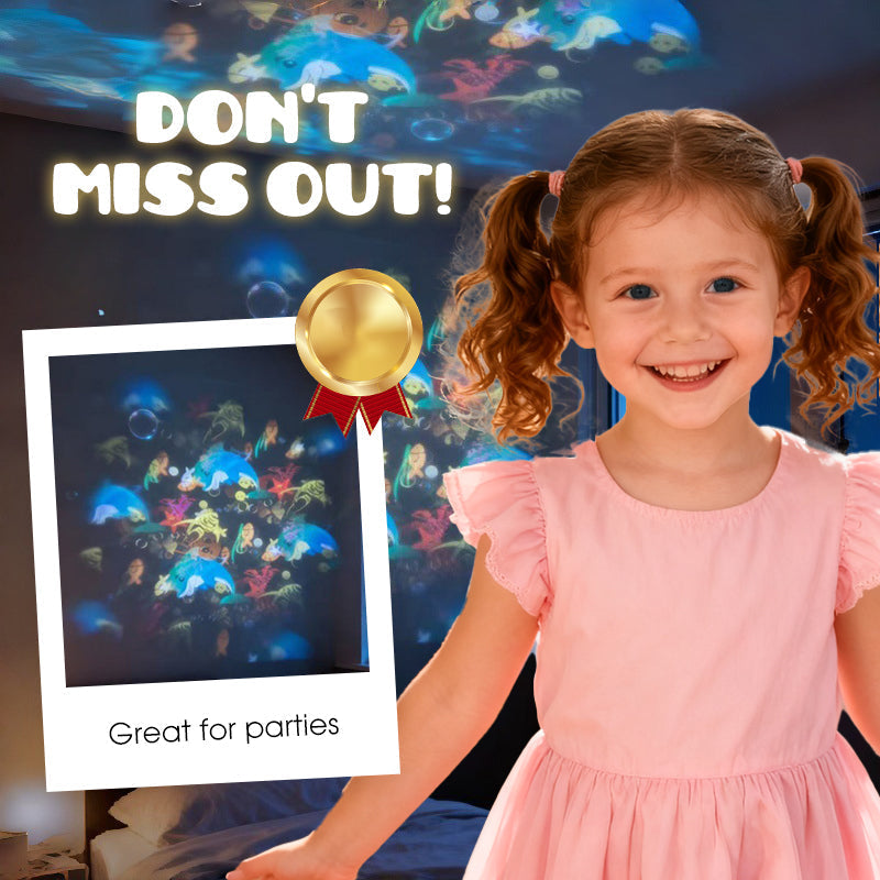 ✨Dynamic LED Projector for Kids✨“Starry Sky” Night Light for Children's Rooms