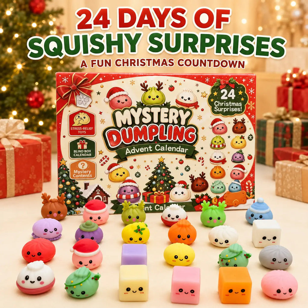 24-Day Mystery Dumpling Squishy Advent Calendar 🎄