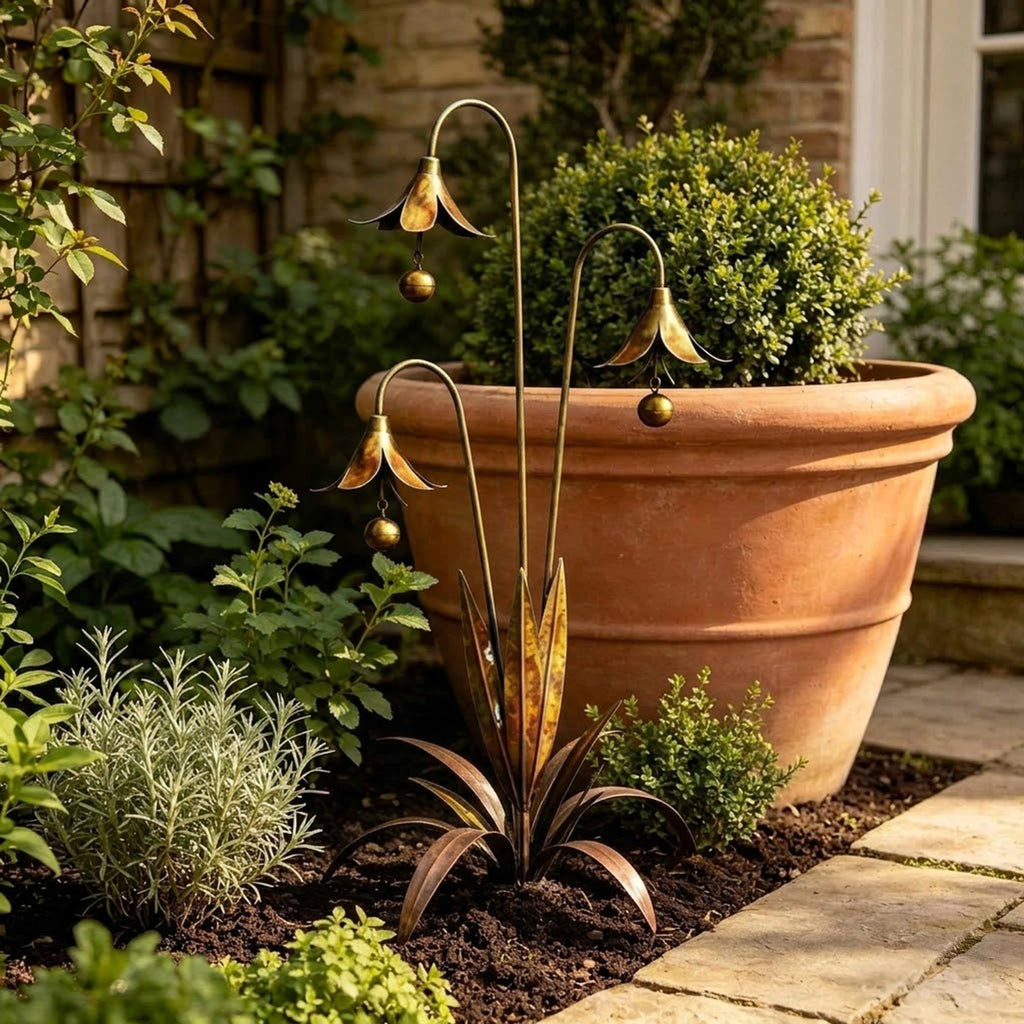 Light Up Your Garden with Copper Bluebell Flowers 🍃  Add a touch of elegance, whimsy, and gentle melody to your outdoor space.