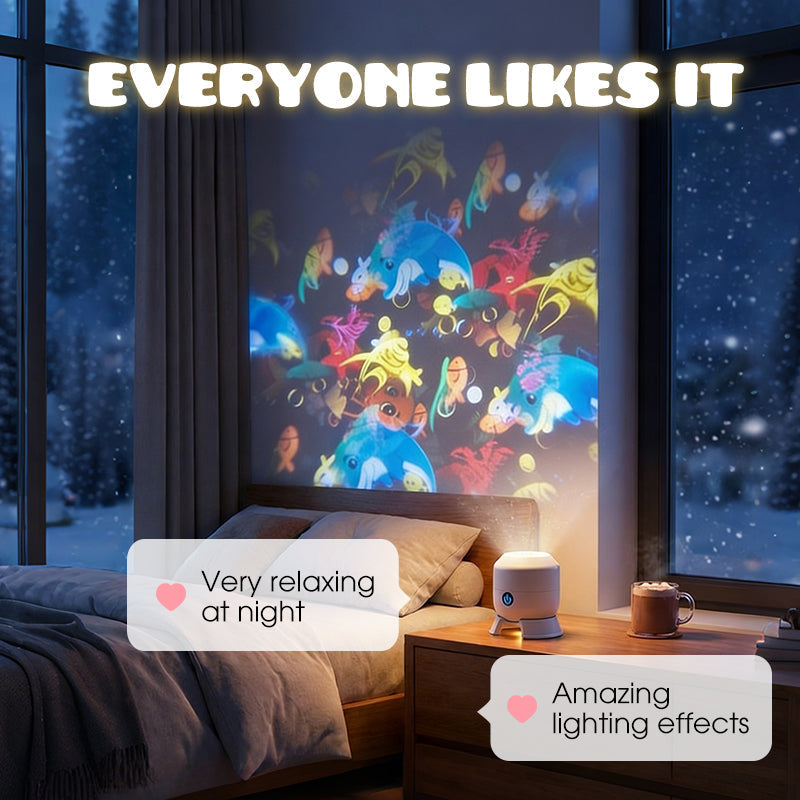 ✨Dynamic LED Projector for Kids✨“Starry Sky” Night Light for Children's Rooms