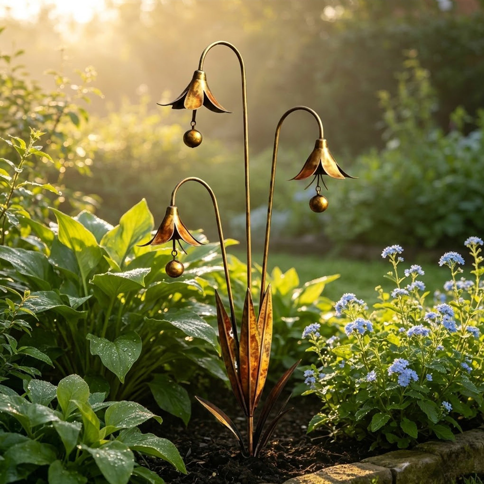 Light Up Your Garden with Copper Bluebell Flowers 🍃  Add a touch of elegance, whimsy, and gentle melody to your outdoor space.