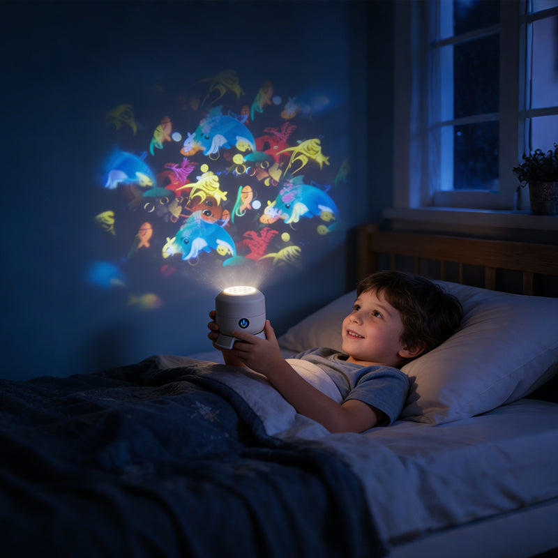 ✨Dynamic LED Projector for Kids✨“Starry Sky” Night Light for Children's Rooms