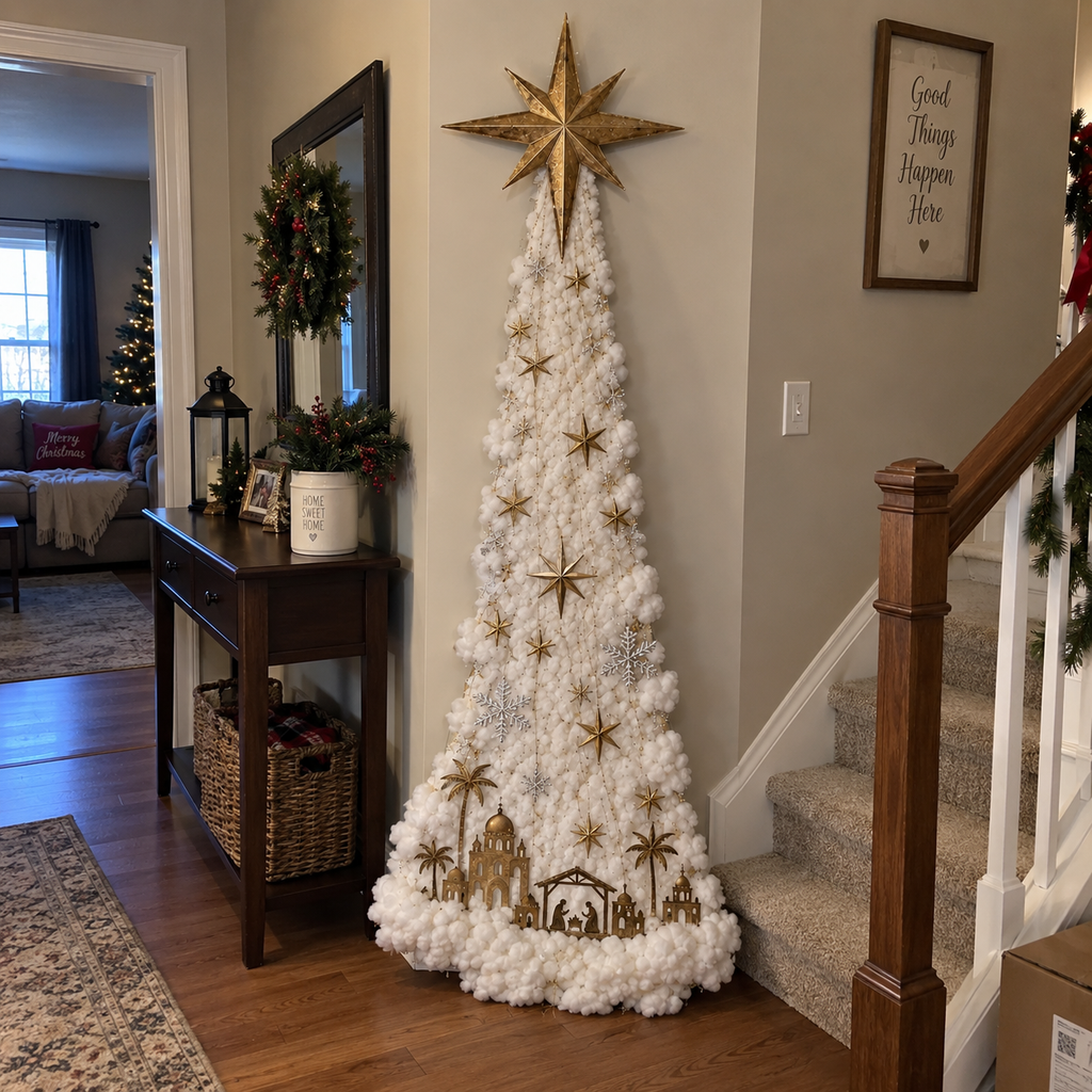 ✨Christmas Magic Trail Wall Light | Glowing Holiday Wall Décor