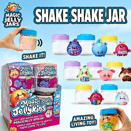 Magic Shake Surprise Squishy Toy——Add water, shake the jar, and reveal a cute surprise squishy character kids will love.