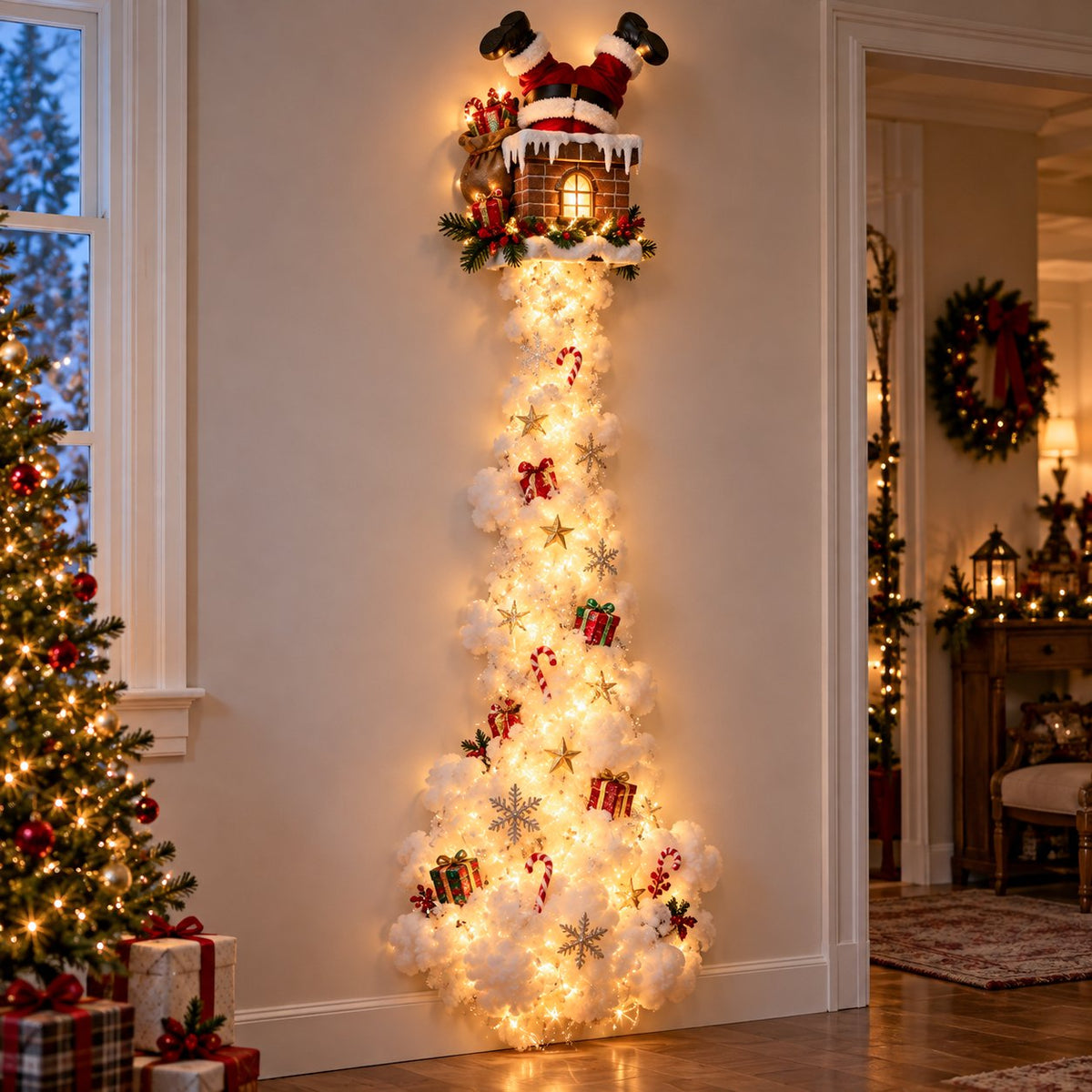 ✨Christmas Magic Trail Wall Light | Glowing Holiday Wall Décor
