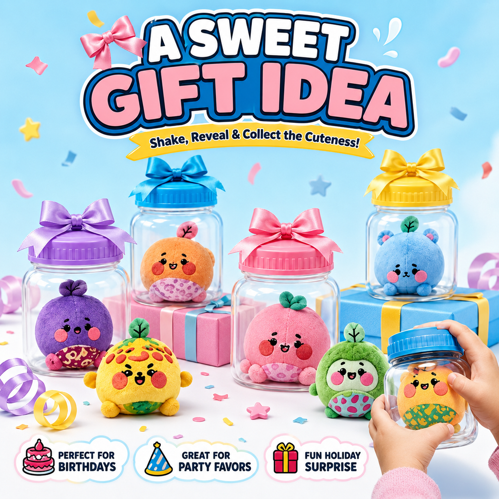 Magic Shake Surprise Squishy Toy——Add water, shake the jar, and reveal a cute surprise squishy character kids will love.