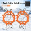 🧊8-Spike Ice Cleats for Shoes & Boots – Stretch-Fit Snow & Ice Traction Grips