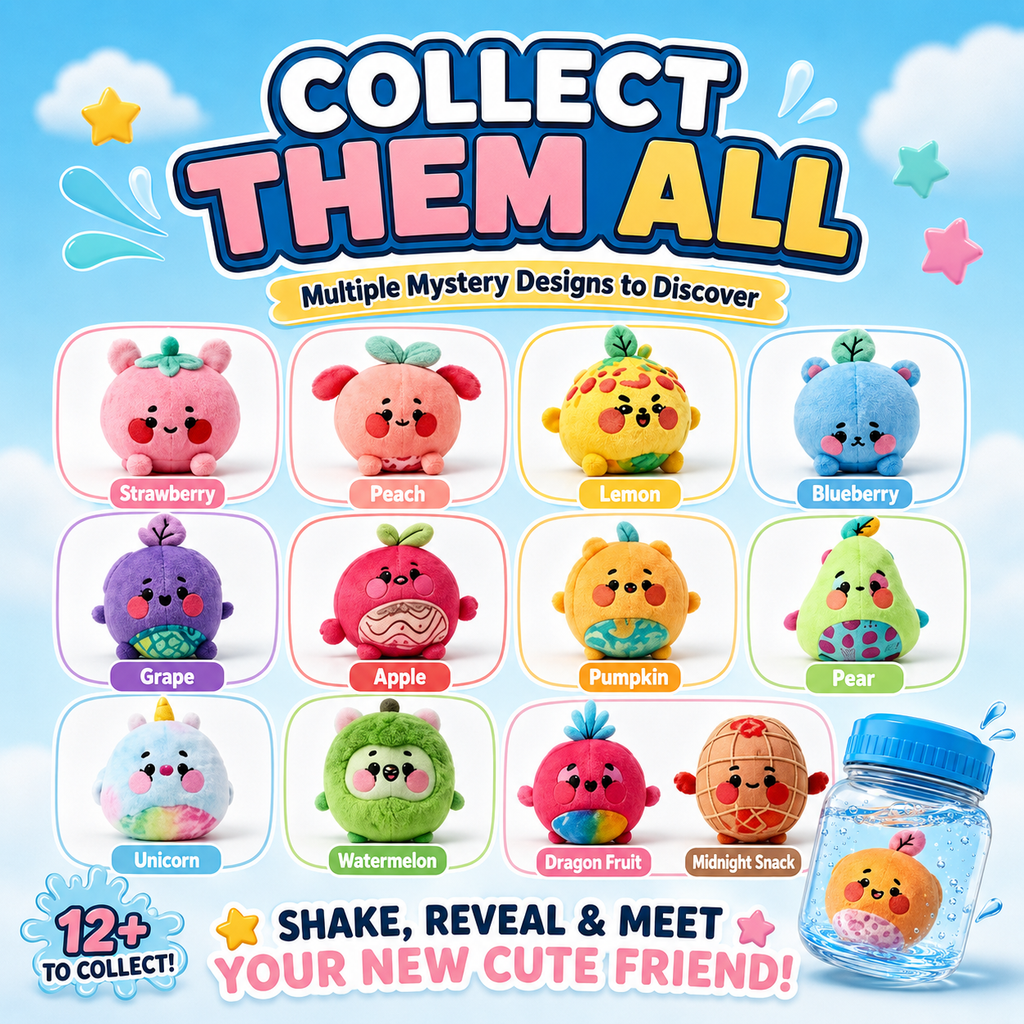 Magic Shake Surprise Squishy Toy——Add water, shake the jar, and reveal a cute surprise squishy character kids will love.