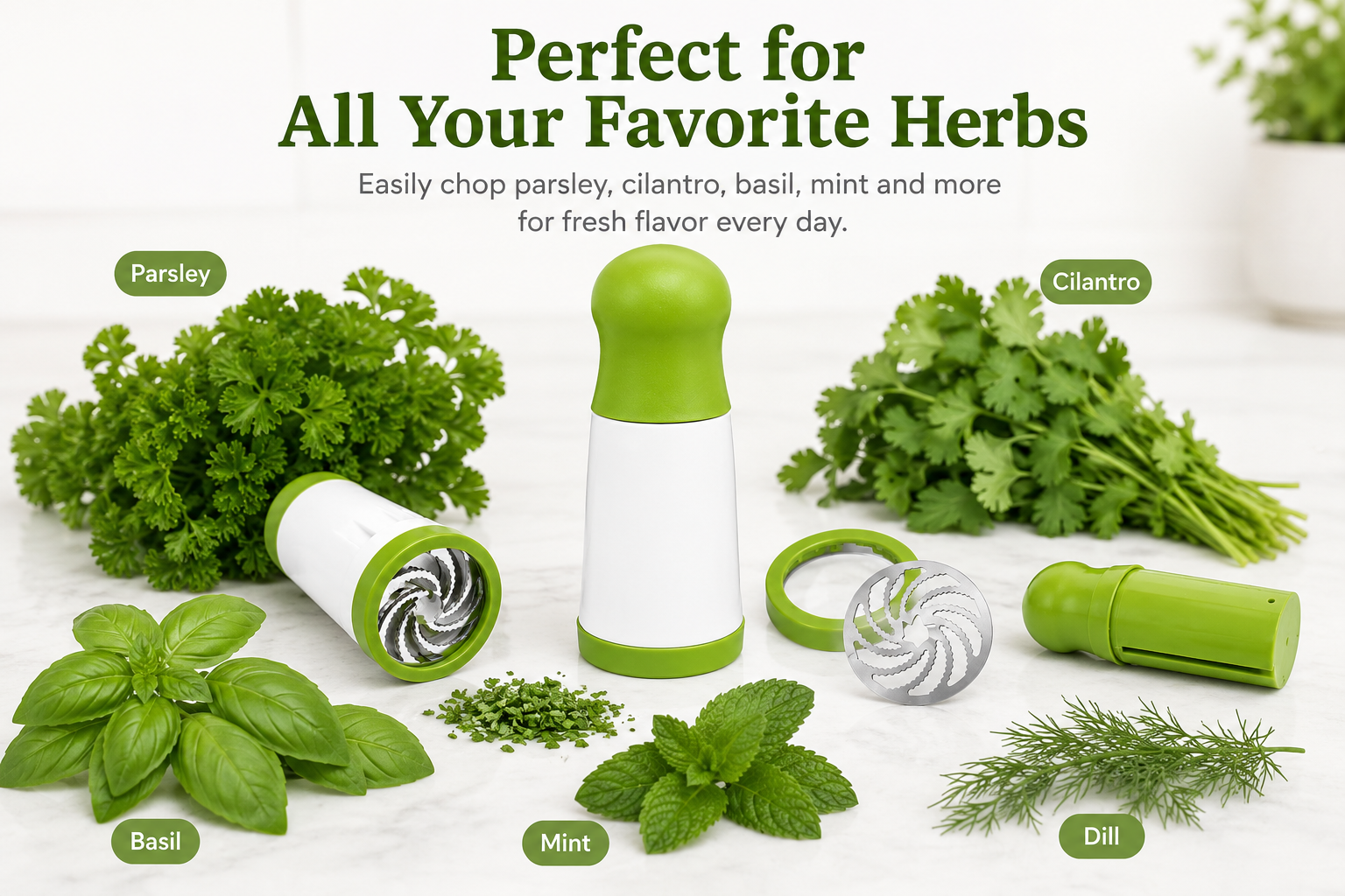 🌿 Chop Fresh Herbs in Seconds